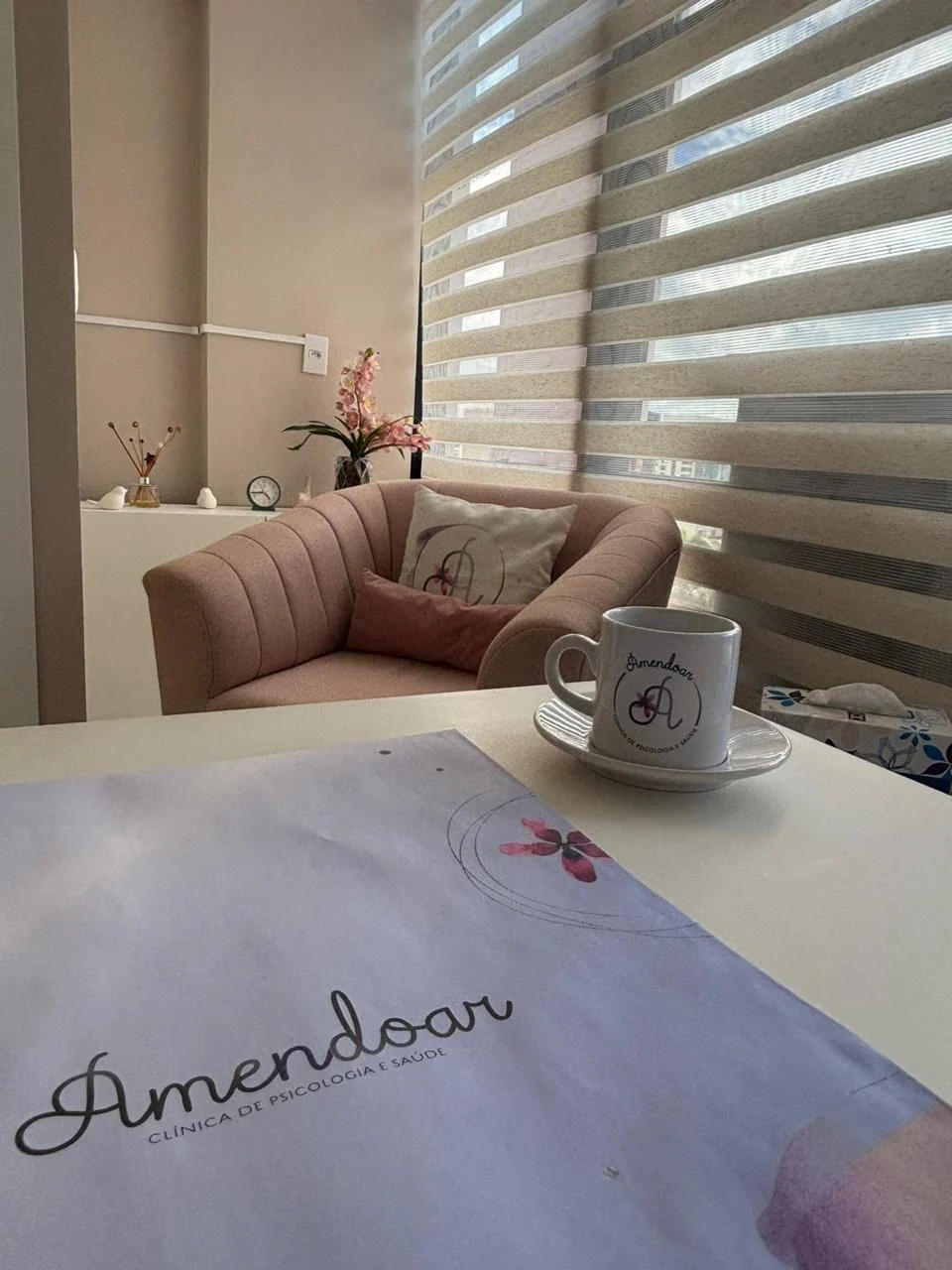 Detalhes da experiência de atendimento na Clínica Amendoar